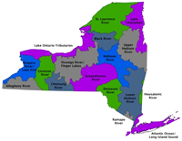 NYS DEC Watershed Map